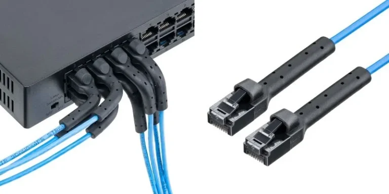 配線革命!コネクタを自由自在に曲げて固定できるCAT6A LANケーブル