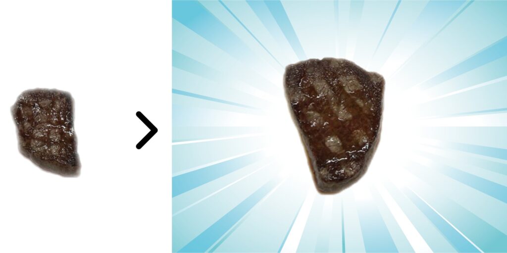 お肉は、発生する水蒸気のチカラでうま味を閉じ込め、肉汁あふれるジューシーな味わいになります！