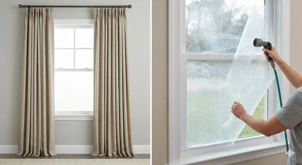 冬の電気代対策（断熱編）カーテンのリターン仕様と断熱シートの施工例